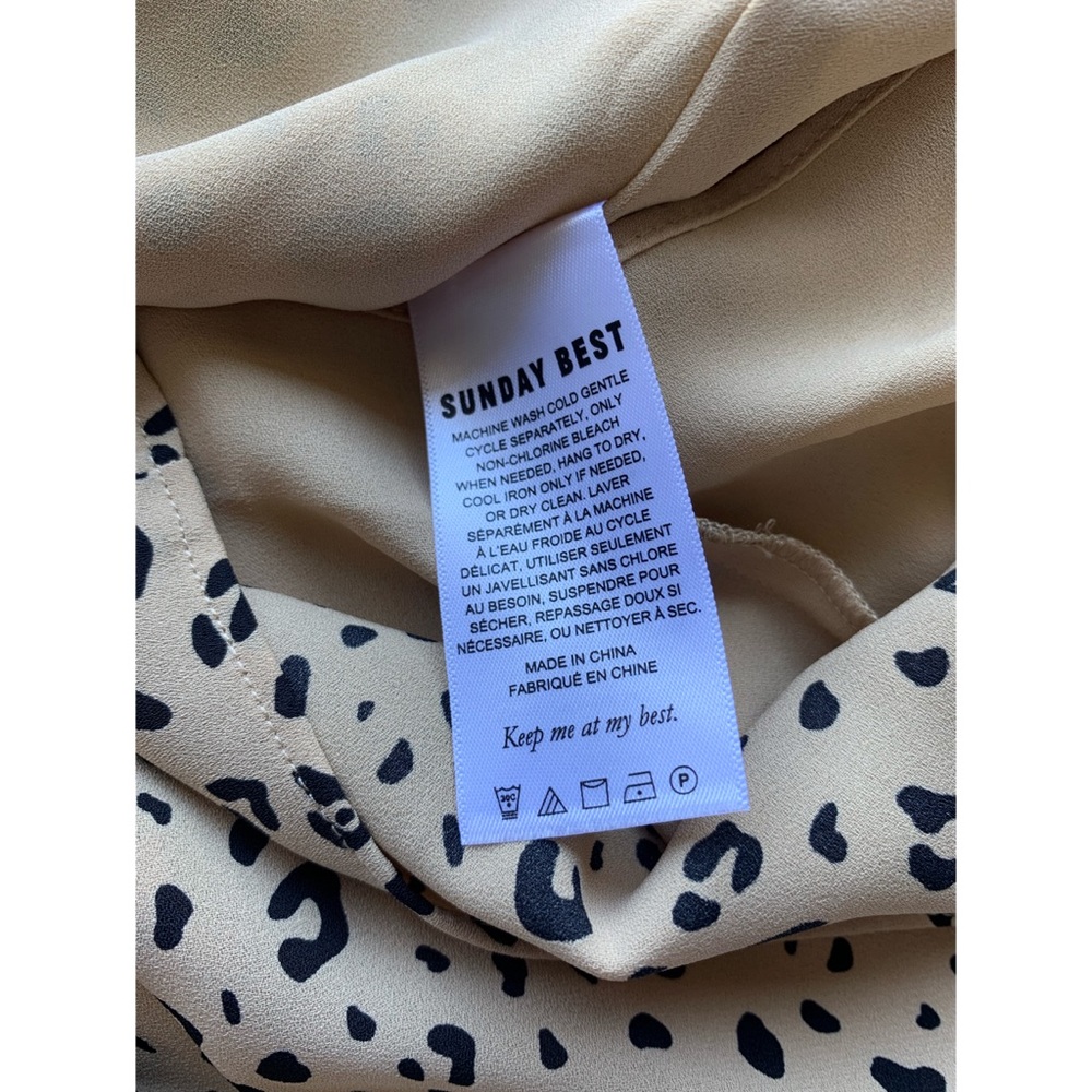 Size 8, Sunday Best, nude leopard print dress 🐆 - Picture 13 of 13